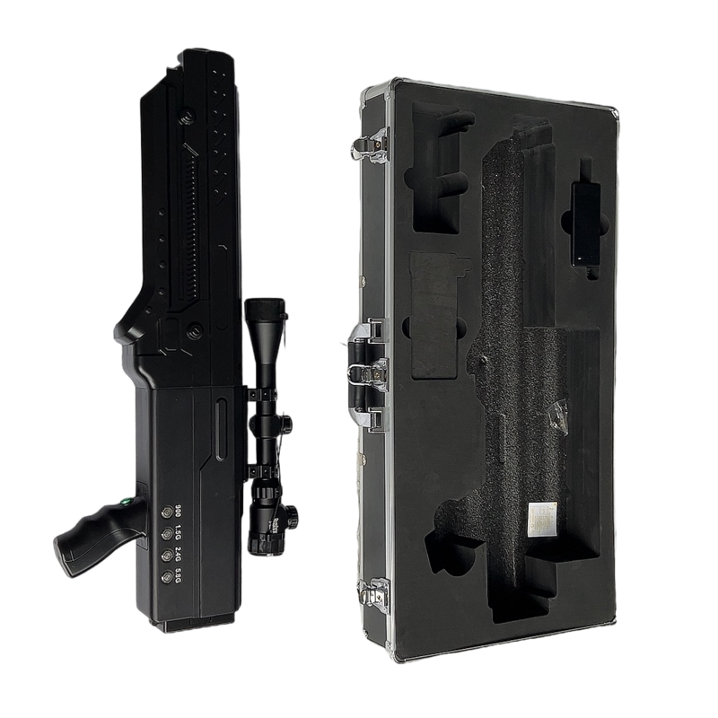  邛崃手持便携式枪型低空防御反制四通道A型